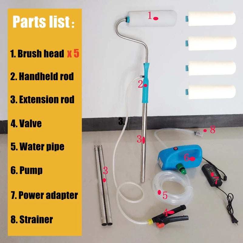 UNDEROOF - Automatic Paint Roller Coater, Self-Priming, Self-Emulsifying Tool, Telescopic Brush, Extended Printing