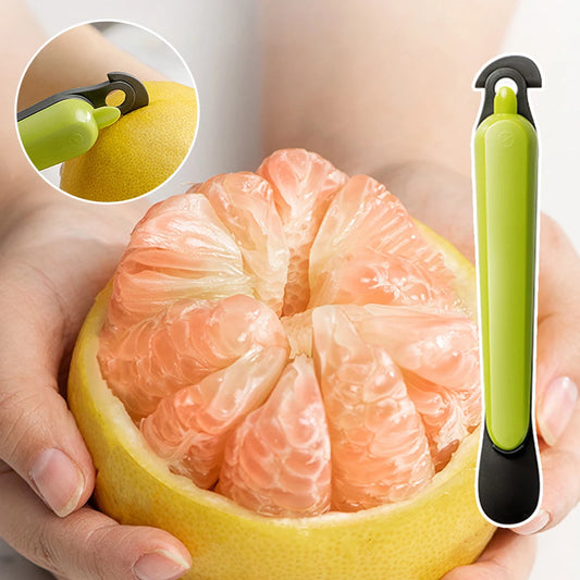 Descascador de laranja descascador laranja dispositivo descascador faca multifuncional toranja limão laranja cortador cozinha frutas vegetais ferramentas