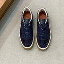 Classic Leisure Sport Board Shoes Men's Couple British Simple Match Dequn White Shoes Flat Heel Breathable Cement Ground