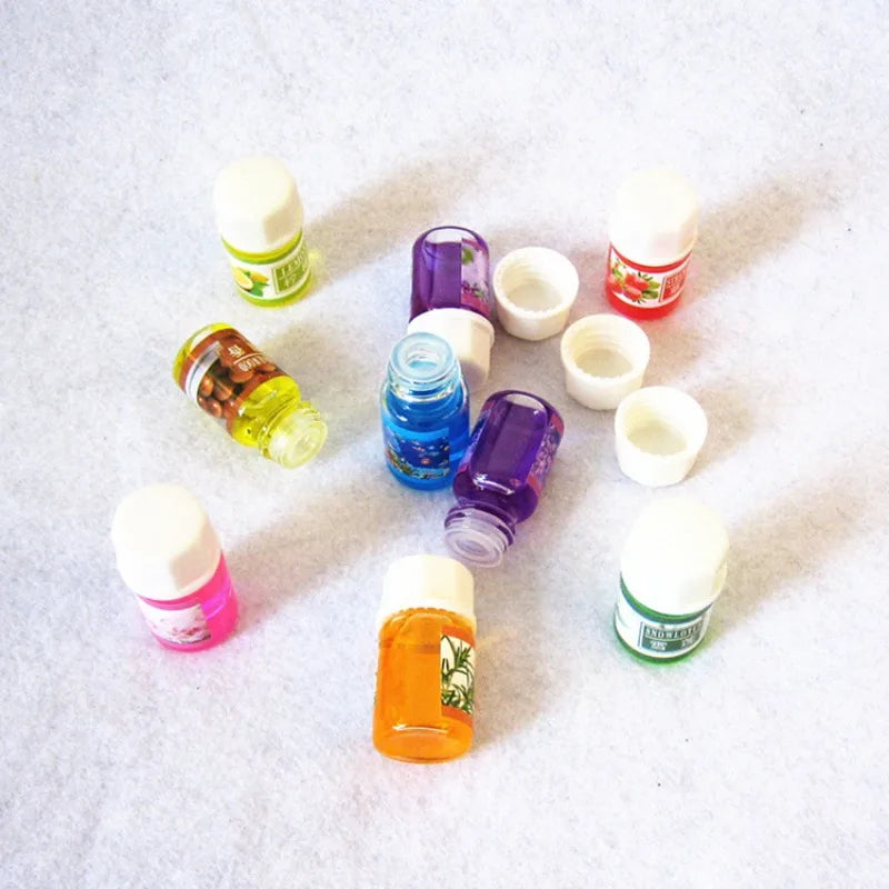 Óleo essencial de aromaterapia vegetal natural, ar condicionado, perfume, difusor de aroma, fragrância, umidificador, 3ml, 12pcs