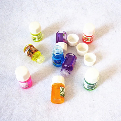 Óleo essencial de aromaterapia vegetal natural, ar condicionado, perfume, difusor de aroma, fragrância, umidificador, 3ml, 12pcs