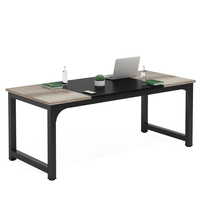 Tribesigns Modern Computer Desk Large Office Desk Computer Table Study Writing Desk Workstation for Home Office