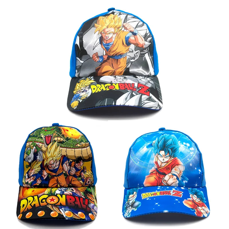 Dragon Ball Z Caps Goku Baseball Cap Summer Sun Hat Parent-child Cartoon Anime Outdoor Sports Sun Visor Birthday Present Apparel