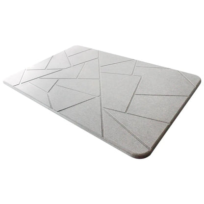 Indoor Diatomite Stone Bath Mat Diatom Mud Soft Mat Water Absorption Quick Drying Diatomite Stone Shower Mat Entryway Rugs