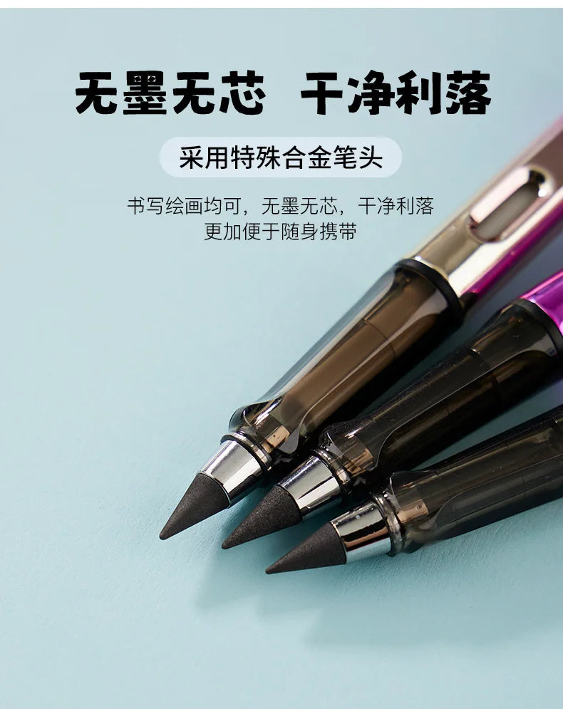 Unlimited Writing Pencil Infinity Pencils Eternity No Sharpening without Ink Kawaii Unlimited Pen Art Supplies School Stationery