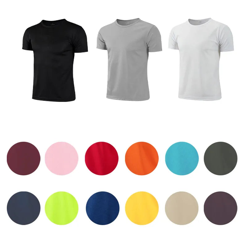 Running Shirts Soccer Shirts Men's and Women's Jersey Sportswear Jogging T-Shirts Quick Dry Compression Sport T-Shirt Fitness