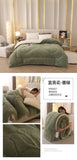 Thick Warm Imitation Lambswool Winter Blanket for Bed, Soft Jacquard Coral Fleece Quilt, Double-Sided Plush Weighted Blanket 5kg