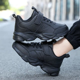 Children's Fashion Sports Shoes Breathable Student Black School Walking Shoes Anti-skid Boys & Girls Casual Running Sneaker