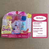 Genuine Mini Barbie Doll Authentic Dream Birthday Series Toy Collectible Figurine for Girls House Play DVCT52 from China