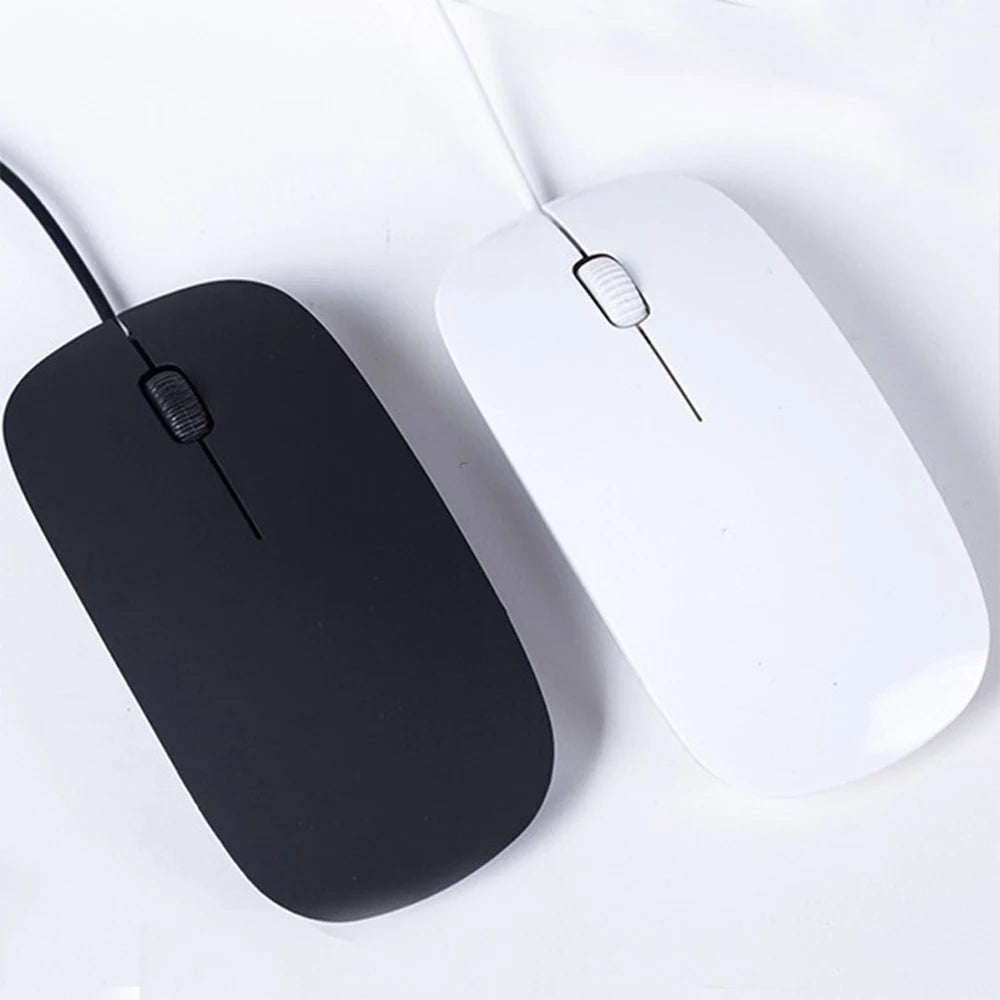 Ratón con cable neutro de 2,4 GHz y cable USB, ergonómico, ultrafino, para PC, portátil, ordenador de negocios y oficina, 1,2 m, superventas.