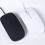 Ratón con cable neutro de 2,4 GHz y cable USB, ergonómico, ultrafino, para PC, portátil, ordenador de negocios y oficina, 1,2 m, superventas.
