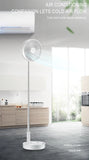 Portable Fan USB Rechargeable Folding Telescopic Floor Standing Fan Remote control Mini Fans Outdoor Camping Cooling fan home