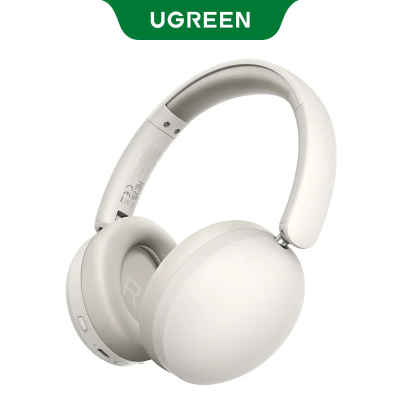 UGREEN Wireless Bluetooth Headphones, 80H Playtime, HiFi Stereo Over Ear Headphones with Microphone, Bluetooth 5.4
