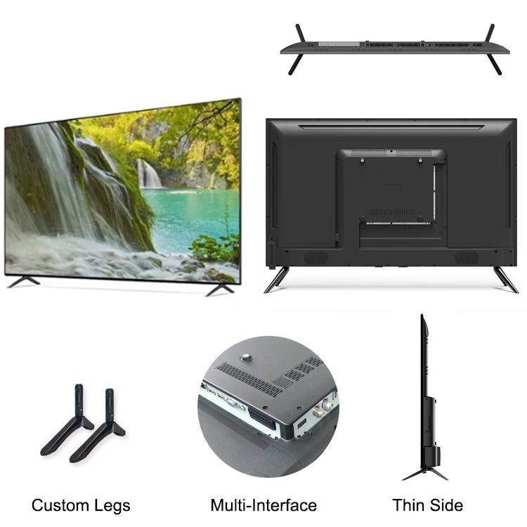 65 Inch MiniLED Oled Qled 4K HD TV 32 43 50 65 75 85 100 Inch 4K Smart Televisions for Hotels and Portable Use