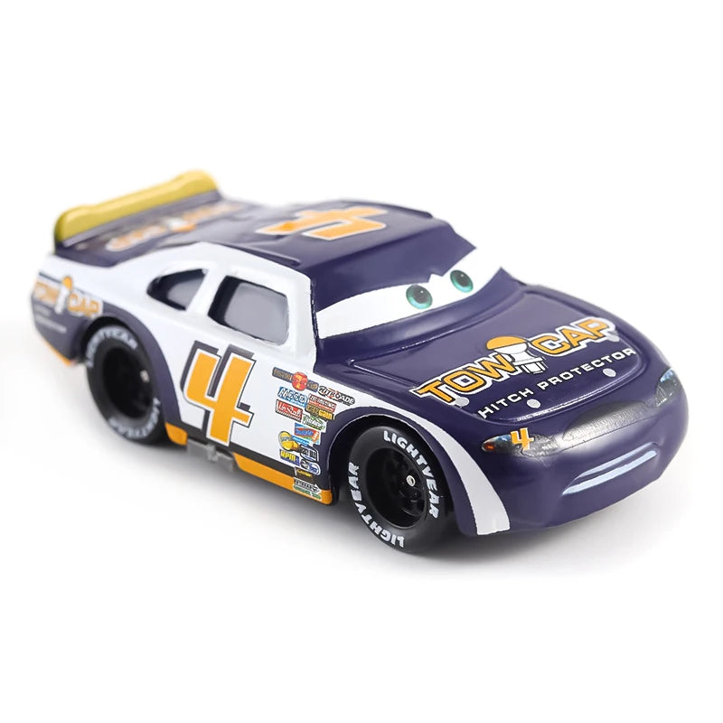 Disney Pixar Cars 3 Hibiscus 1:55 Diecast Metal Car Toy Black Storm Jackson Model Children Cars 2 Toys Boy Christmas Gifts