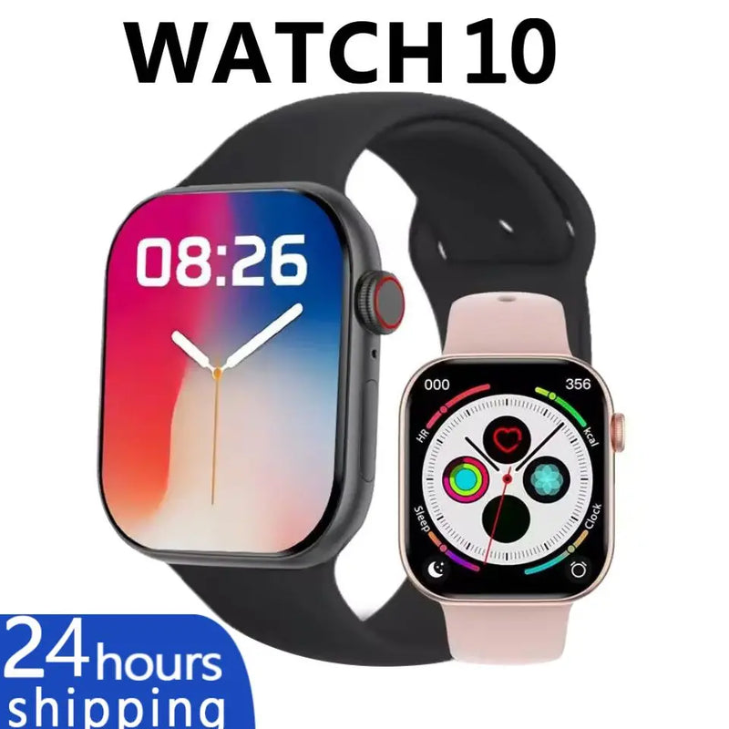 New Watch 10 Smart Watch Men Body Temperature BT Call NFC Always on Display GPS Sport Watches Women Smartwatch For Apple Android