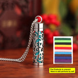 Stainless Steel Aromatherapy Necklace Diffuser Pendant Aroma Diffuser Locket Perfume Essential Oil Diffuser Pendant Necklace