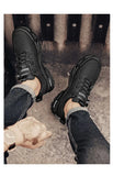 Summer Men's Casual Shoes Leather Men's Sneakers Comfortable Soft Male Walking Board Shoes Platform Shoe for Men Men's Sneakers