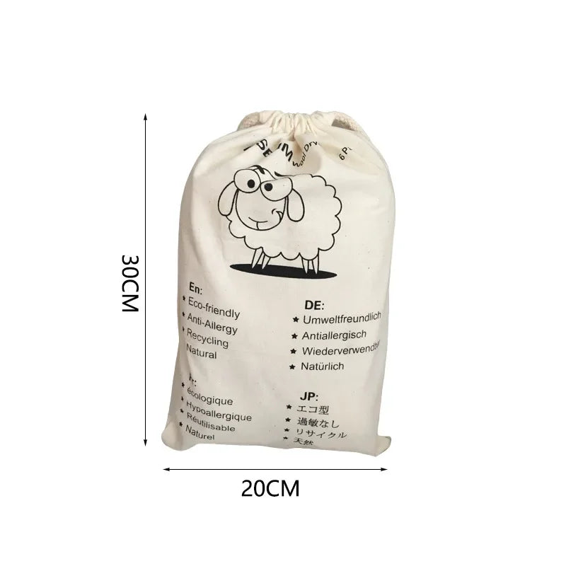 1/3/6PCS Wool Dryer Balls Fabric Virgin Reusable Softener Laundry 5cm Dry Kit Ball Practical Home Washing Balls Wool Dryer Balls