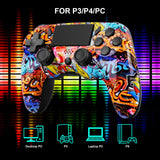 GAMINJA P47 Wireless Bluetooth Controller Gamepad With 6-axis Gyroscope PC Joystick touchpad Dual Vibration For PS4 PC Wins 7 8