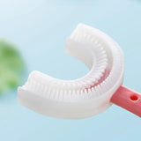 Baby Toothbrush Children 360 Degree U-shaped Child Toothbrush Teethers Baby Tooth Brush Silicone Kids Teeth Oral Care Cleaning