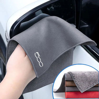 Para fiat 500 500c 500l 500x 500e punto stilo toalha de microfibra toalha de secagem do carro auto toalha de lavagem de pelúcia limpeza do carro
