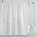 Cortina de ducha impermeable de mármol, cortina de ducha impermeable para decoración de baño, cortina de ducha impresa, lavable, con ganchos