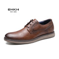 BHKH Male Sneakers Autumn/Winter traf Leather Men Casual Shoes Business Work Office Lace-up Dress shoes For Men Size47