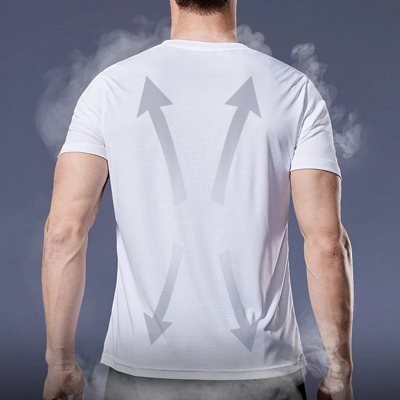 Camisetas para correr, camisetas de fútbol, ​​camisetas deportivas para hombre, camisetas para correr para hombre, camisetas deportivas de compresión de secado rápido para fitness y gimnasio.