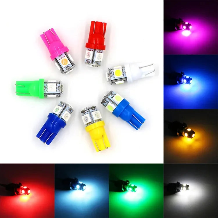 T10 Led 5050 Lampada Light Smd Led Instrument Panel Lights Wedge Car Dashboard Led Interior Lights Led Bulb Side Marker Lamp