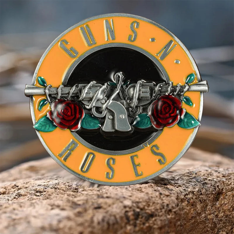 1 thorn wound pistol fashion embossed buckle, the trend of all men's novelty belt buckle