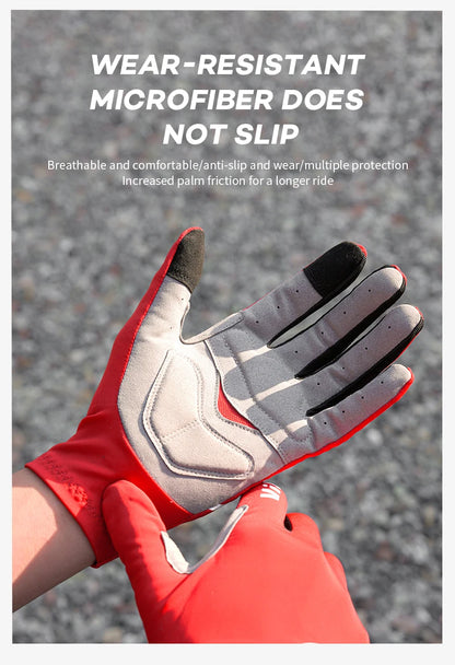 Touch Screen Long Full Fingers Half Fingers Gel Sports Cycling Gloves MTB Road Bike Riding Racing Women Men Bicycle Gloves