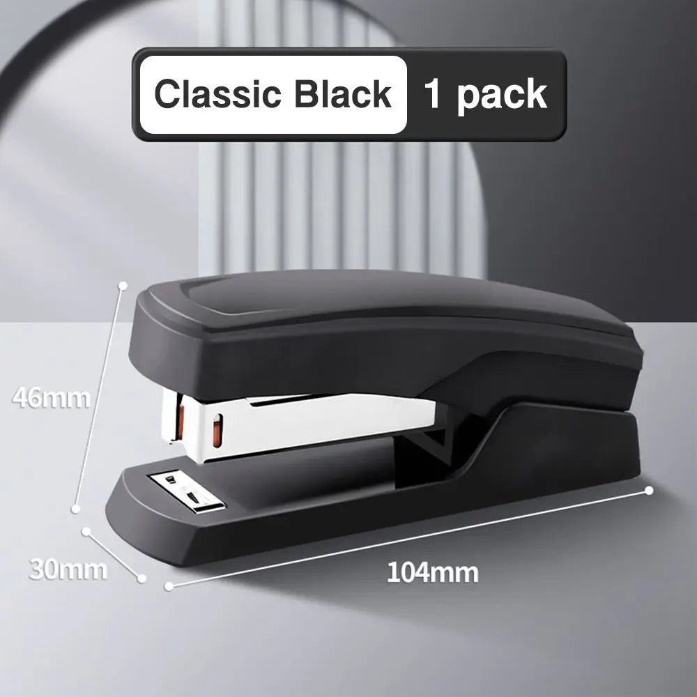 High Quality Use 24/6 Staples Stapler Color Mini Portable Long Stapler Effortless Labor-saving Stapling Machine Office School