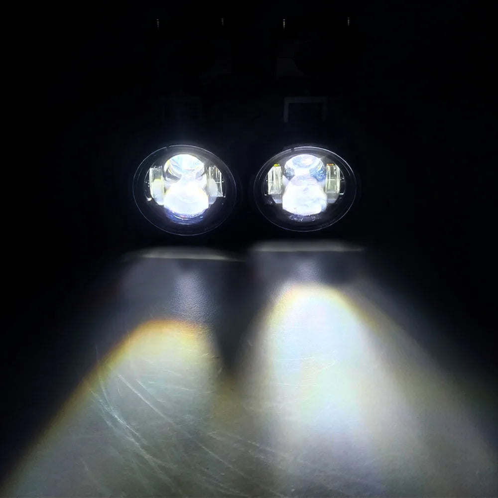Motorcycle LED Auxiliary Lamp For BMW R1200GS F800GS ADV Yamaha MT07 MT09 CRF1000L Africa Twin Kawasaki Fog Lights Moto Lamp