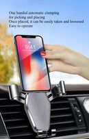 Universal Gravity Auto Phone Holder Car Air Vent Clip Mount Mobile Phone Holder Cell Phone Stand GPS Support For iPhone Samsung
