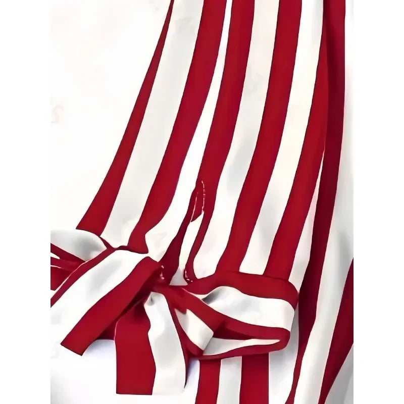 Plus Size Woman Fashion Spring Plaid T-shirt V-neck Jumper Light Breathable Tops European and American Style Beach Travel Clothe