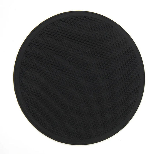 30cm Large Silicone Mat Coaster Heat Resistant Placemat Honeycomb Nonslip Pot Holder Table Mat Round Cup Mat Kitchen Accessories