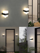 Led Outdoor Wall Light Waterproof IP66 Motion Sensor Led Outdoor Lighting Porch Lights Balcony Garden Lights Outdoor Wall Lamp