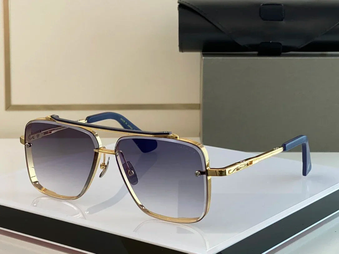ADITA Mach Six Top High Quality Sunglasses for Men Titanium Style Fashion Design Sunglasses for Women with Box