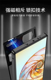 Funda con marco de metal magnético para Nubia Z60 Ultra, carcasa trasera de acrílico y metal, a prueba de golpes, ultrafina, para Nubia Z60 Ultra