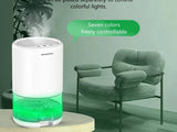Electric Dehumidifier Moisture Absorbers Air Dryer With 1000ml Water Tank Quiet Air Home Dehumidifier For Bedroom Wardrobe