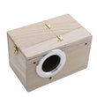 High Quality Wooden Bird Cage Nesting Box Breeding Hatching Nest for Parakeet Budgies Cockatiel Finch Lovebird Parrot Birdhouse