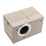 High Quality Wooden Bird Cage Nesting Box Breeding Hatching Nest for Parakeet Budgies Cockatiel Finch Lovebird Parrot Birdhouse