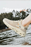 Men's Summer Mesh Sneakers - Breathable for Casual Outdoor Running Tennis Hiking & Luxury Platform Loafers Style
