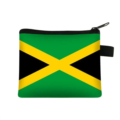 National Flag Print Coin Purses Algeria Spain Haiti Israel Women Wallet Saudi Arabia Men Purse Small Handbag Money Coin Bags
