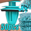 100-20PCS Auto Door Panel Clip with Seal Ring Auto Fastener Rivet Bumper Clip Retainer Car Interior Retaining Accessories