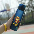 Anime Pokemon Portable Plastic Water Bottle 560ML Ash Ketchum Pikachu High Capacity Insulation Outdoor Water Cup for Kids Gift