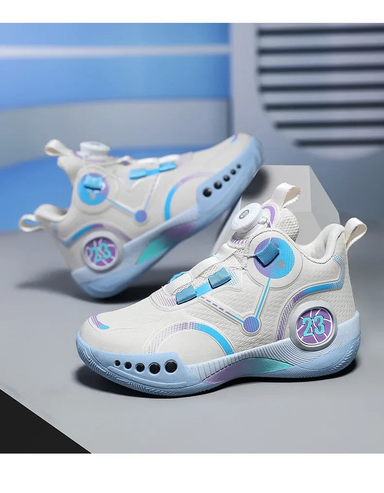 High Designer Basketball Shoes For Men Trend 2024 High Top Sneakers Brand Platform Non-slip Basketball Tennis Men Gym Shoes