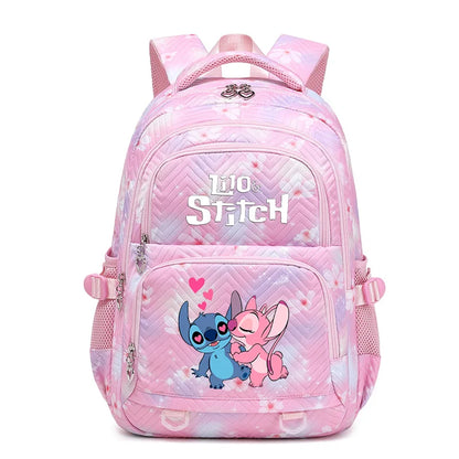 Mochila impermeable Disney Lilo Stitch para mujer, bolso de viaje para mujer, mochila escolar para adolescentes, mochila para libros