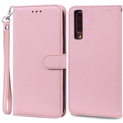Funda de cuero de lujo con tapa para Samsung Galaxy A7 2018 (SM-A750F)